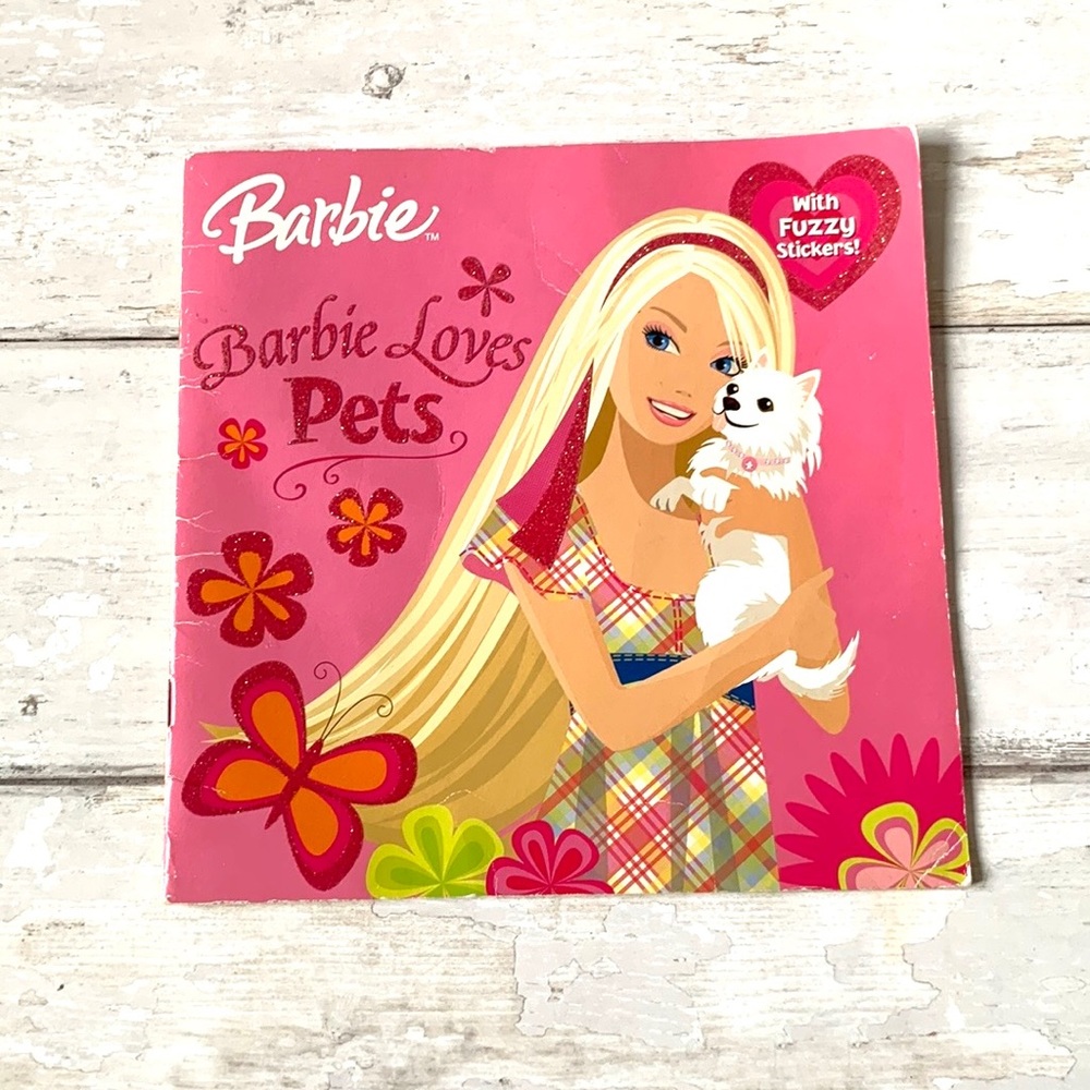 Barbie Loves Pets Children’s Story Book Kids Girls Scholastic Mattel